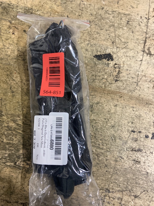 Photo 1 of 2 Pcs Black Dust Collection Bag for Miter Saw Table Saw Miter Saw with Zipper and Wired Adjustable Stand Wired Stand Miter Saw Accessories for 255 Model Belt Sander Parts Diagonal Saw Miter