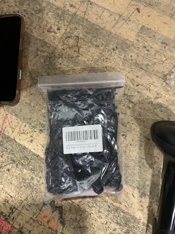 Photo 1 of 150Pcs Nylon Universal Cable Tie Buckle - New Multifunctional Nylon Zip Ties With Pin & Button Design Plastic Cable Ties Tool Fasteners Car Body UV Resistant Zipties for Car Daily Repair