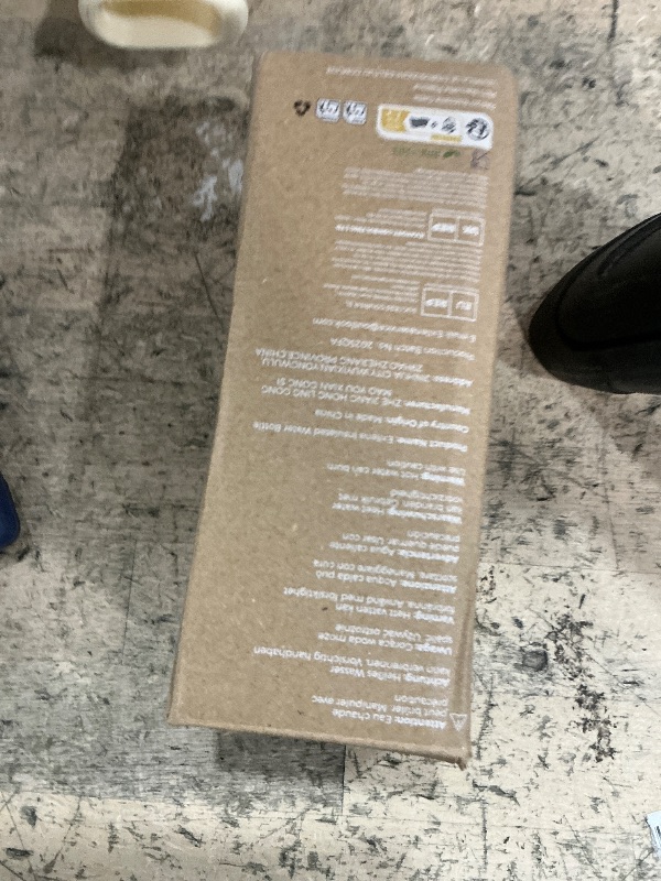 Photo 1 of ?Upgraded?Exllena Small Insulated Water Bottle 8 oz/250ml– Mini Insulated Water Bottle for Hot & Cold Drinks, Perfect Small Water Bottle for Travel, Purse...(Greyish Blue)