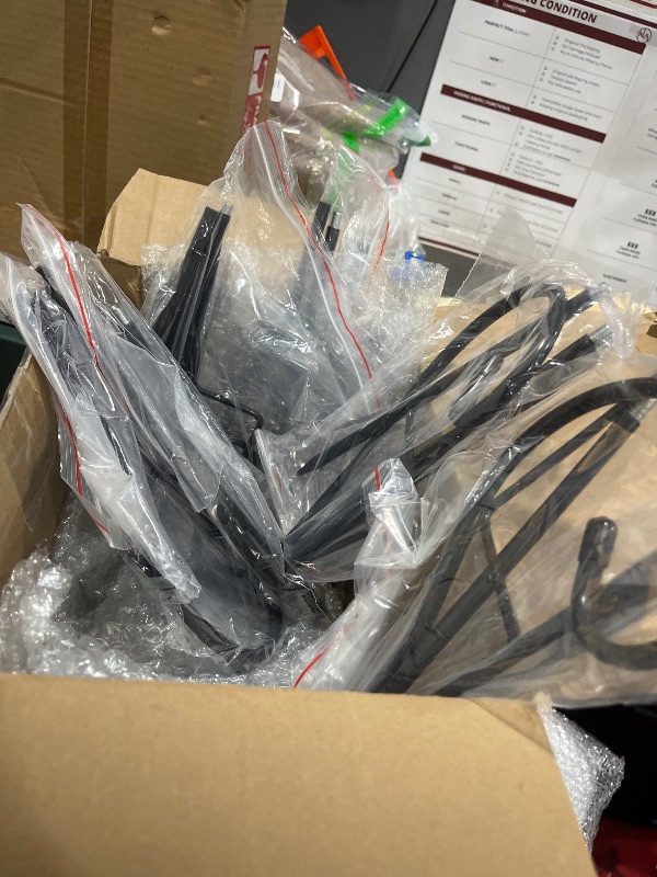 Photo 1 of **MISSING ONE**Retisee 6 Pcs 34" Hanging Solar Lantern Lights with Dual Use Shepherd Hooks Outdoor LED Garden Lanterns Decorative Waterproof Pathway Solar Coach Lights for Garden Patio