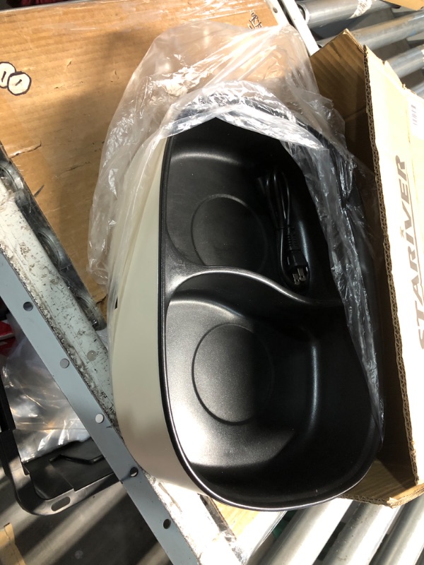 Photo 1 of ***Missing Lid***Stariver 7L Electric Hot Pot with Divider, 1200W Electric Pot, 2-Temp Control (Separate Settings per Side) Shabu Shabu Pot, Non-Stick Hotpot Pot Electric, Perfect for Family Dinners & Parties