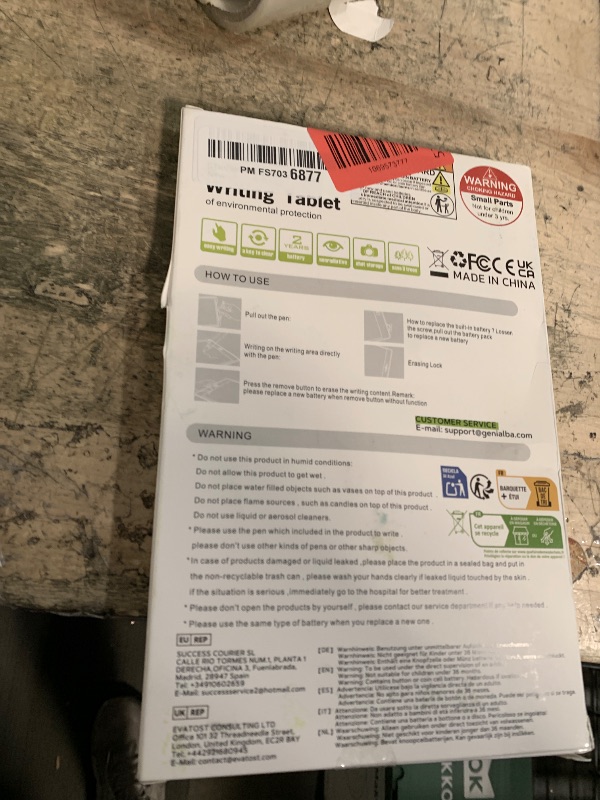 Photo 1 of [2 Pack] Genialba LCD Writing Tablet 8.5-Inch Colorful Doodle Board, Toddler Learning Educational Toys Gifts for 3-8 Years Old Girls and Boys, Electronic Drawing Pad for Kids (Pink&Blue)