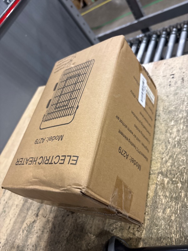 Photo 1 of 1500W Space Heater for Indoor Use PTC Portable Electric Heater 110V Fast Heating Room Small Heater Heating and Fan Modes for Desk Office Bedroom Bathroom