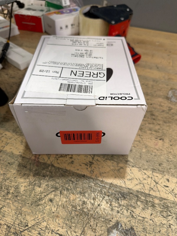 Photo 1 of [Built-in Apps & 2025 Upgraded] Mini Projector Support 4K 1080P Auto Keystone 270° Rotatable with WiFi 6 and Bluetooth 5.4, Projector Portable Compatibile with HDMI/TV Stick/Memory Stick/Laptop-Black