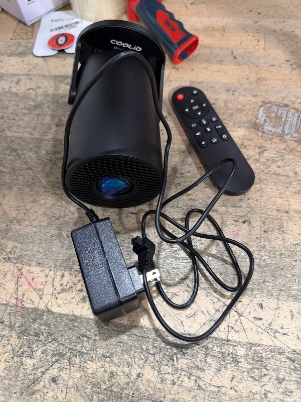 Photo 1 of [Built-in Apps & 2025 Upgraded] Mini Projector Support 4K 1080P Auto Keystone 270° Rotatable with WiFi 6 and Bluetooth 5.4, Projector Portable Compatibile with HDMI/TV Stick/Memory Stick/Laptop-Black