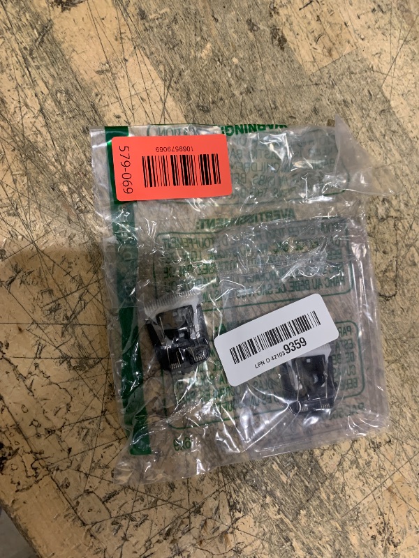 Photo 1 of 2 Pack Replacement Blade for Manscaped The Lawn Mower Electric Groin Hair Trimmer Blade, Hygienic Snap-In Replacement Blades Compatible with Manscaped Lawn Mower 4.0 3.0 2.0 Replaceable Blade, Black