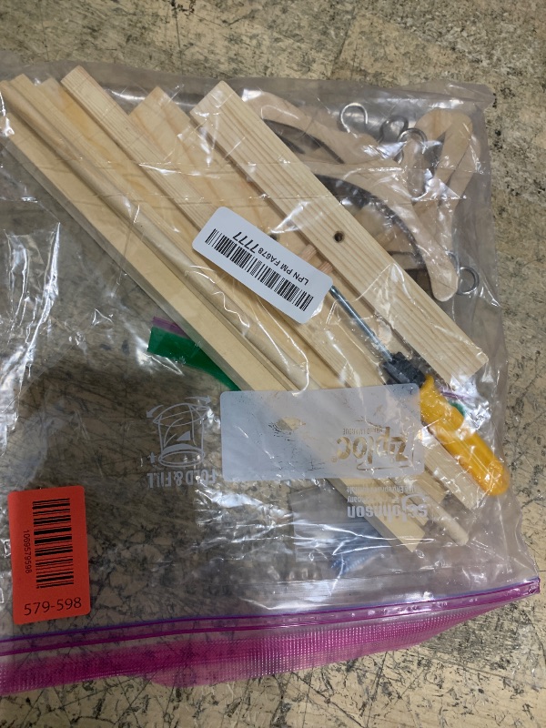 Photo 1 of 11Pcs Doll Garment Rack with Wooden Clothes Hanger, Mini Wood Hangers for 18 Inch Doll Clothes Wardrobe Furniture Accessories for Dollhouse Supplies