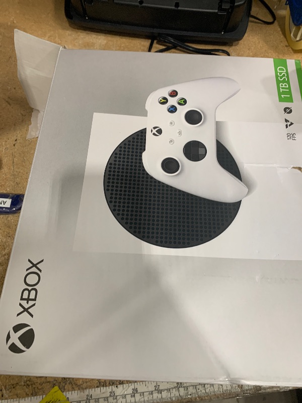 Photo 1 of *** PARTS ONLY *** Xbox Series S - All Digital Gaming Console - 1TB SSD - Includes Wireless Controller - 120FPS - Robot White