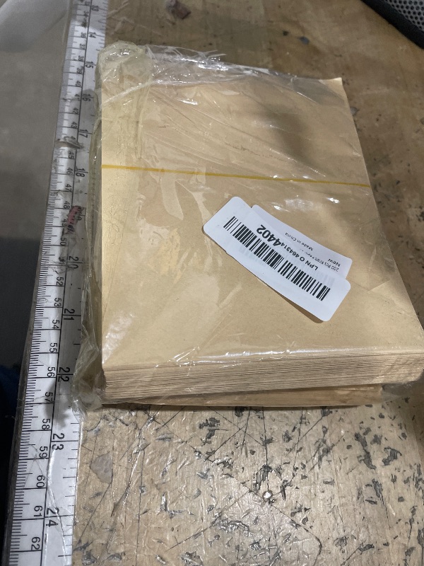 Photo 1 of 200 Pcs Kraft Paper Cookies Bags - Unbleached Small Paper Bakery Bags for Treats, Baked Snacks, Pastry, Bread (4.7x6.3 Inch)