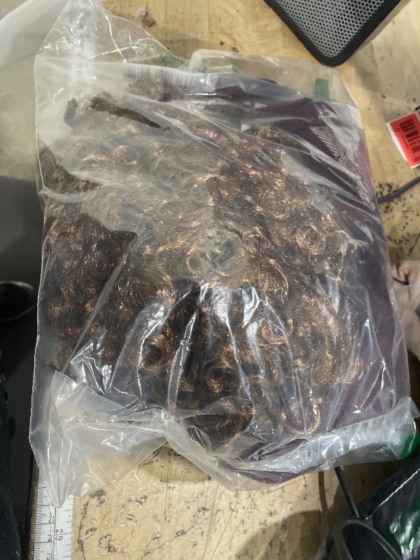 Photo 1 of 2 Set Halloween Cosplay Costume for Men with Knitted Vests and Afro Wig for Adult Halloween Cosplay (X-Large)