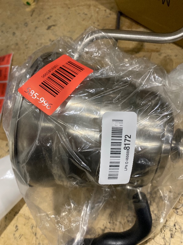 View 2 of **NO LID* Barista Warrior Gooseneck Kettle for Pour Over Coffee and Tea with Thermometer for Exact Temperature, Precision Pour Drip Spout, Stainless Steel, Compatible with all Stove Tops (1.2 Liter, 40 fl oz)
NO LID