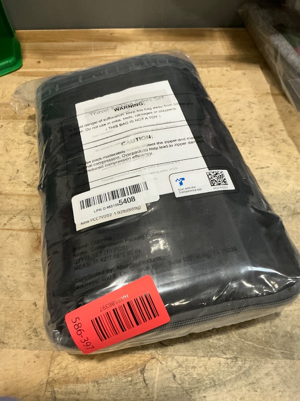 Photo 1 of 10 Set Compression Packing Cubes for Travel Essentials,Compressible Expandable Packing Cubes for Suitcase,OlarHike Luggage Organizer Bags for Travel,Handy Helper for Organizing Clothes(Black)