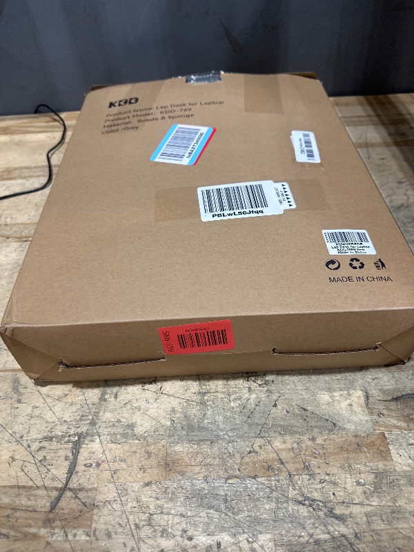 Photo 1 of ***(HEAVILY USED/ MINOR DAMAGE)***
***PARTIAL SET - PRICE ADJUSTED***
KDD Laptop Lap Desk with Cushion, Laptop Table with Storage for Bed & Sofa, Adjustable Lap Pillow Stand with Anti-Slip Strip & Cell Phone/Tablet Slot for Home Office College