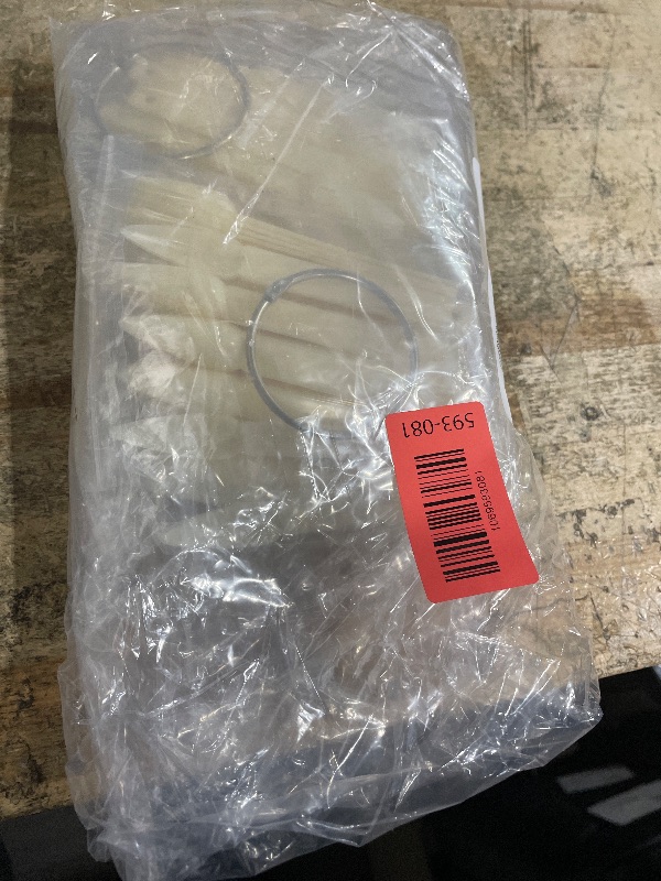 Photo 1 of 160 Pcs Plastic Nail Swatch Sticks Stiletto Nail Swatches Sample Sticks Nail Color Display Sticks with Metal Rings