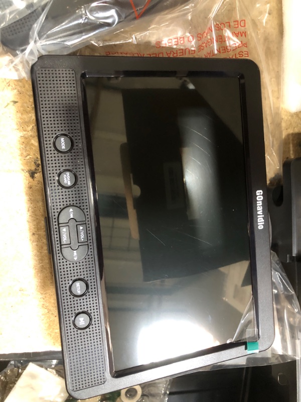 Photo 1 of 10.1" Dual Car DVD Players with HDMI Input, Headphones, Mounting Brackets, Headrest DVD Players for Car Support USB/SD Card, AV in/Out, Last Memory, Play A Same or Two Movies, No Battery (ONLY 2 MONITOR AND MOUNTAIN BRACKETS)