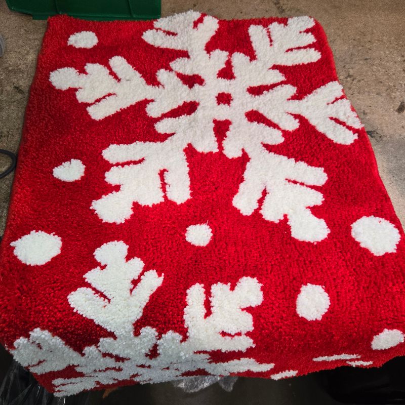 Photo 1 of 20 x 29" Snowflake Rug