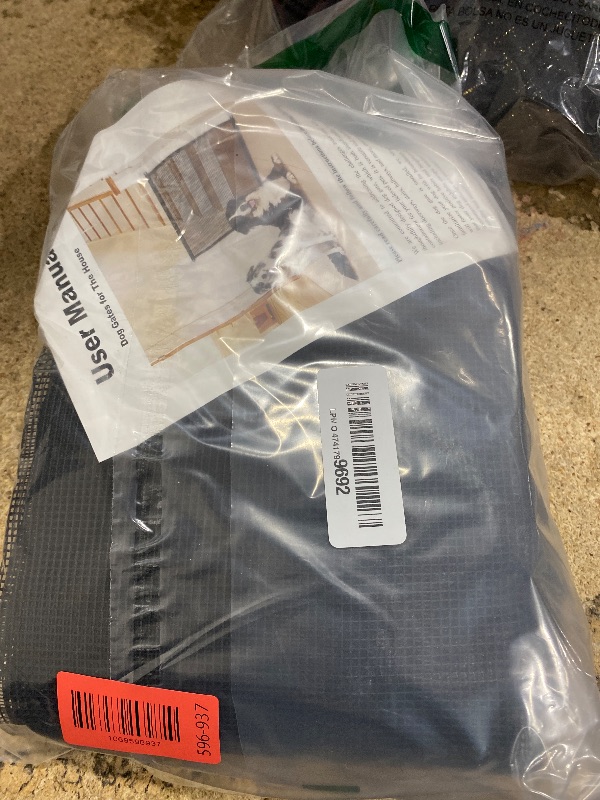 Photo 1 of 2-Pack Dog Gate for Stairs Pet Gates for The House: Dog Gate Indoor Dogs Screen Mesh Gate for Doorways Stairways 29 inches Tall, 30 inch Wide Fits 24–27'' Openi