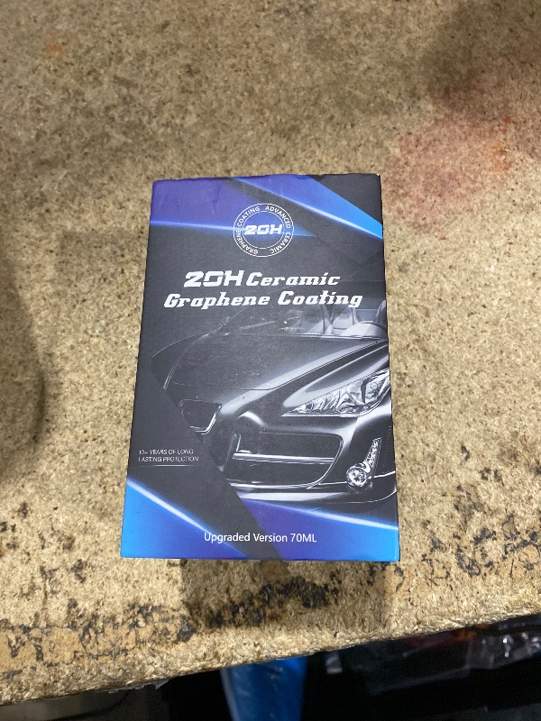 Photo 1 of 20H Professional Graphene Ceramic Coating for Cars (70ml) - 10+ Years Protection, Hydrophobic, Scratch & UV Resistant, High Gloss Finish - Professional-Grade Car Detailing Kit - Easy Application