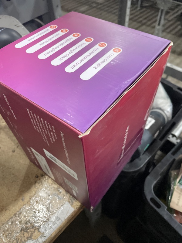 Photo 1 of **FOR PARTS ONLY**
Fitop Permanent Outdoor Lights, 100FT RGB Smart Eaves Lights for House, IP67 Waterproof LED Strip, Music Sync, APP/Voice/Remote Control, Compatible with Alexa/Google