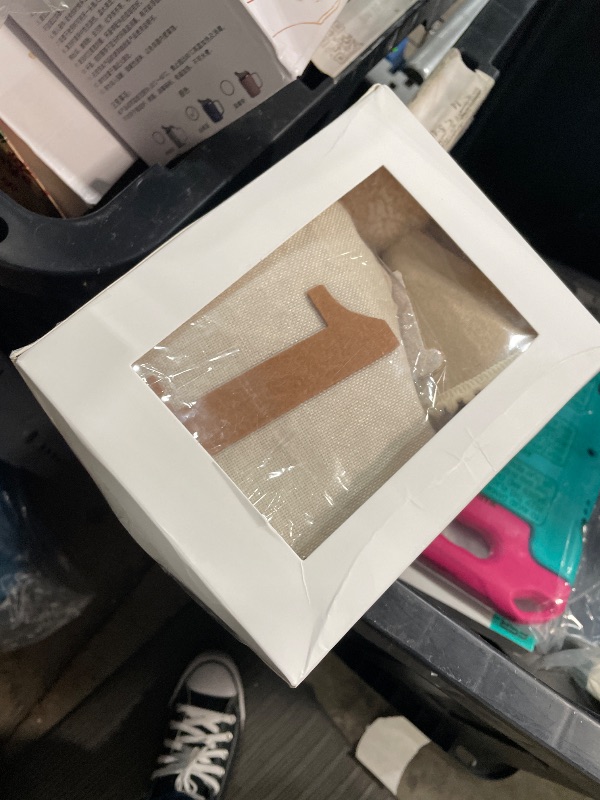 Photo 1 of 1st Birthday Highchair Banner Decorations For First Boys Khaki Cone Hat With One Cake Topper Photo Backdrop