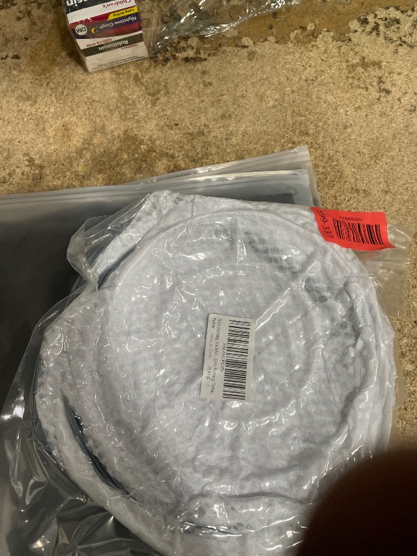 Photo 1 of 2 Pack 2 Size 120g Honeycomb Shoe Washing Machine Bag, Fabric Shoe Bag with Auto-Lock Zipper, Washing Laundry Bag for Sneaker, Running Shoes, Sock, Bras, Toys