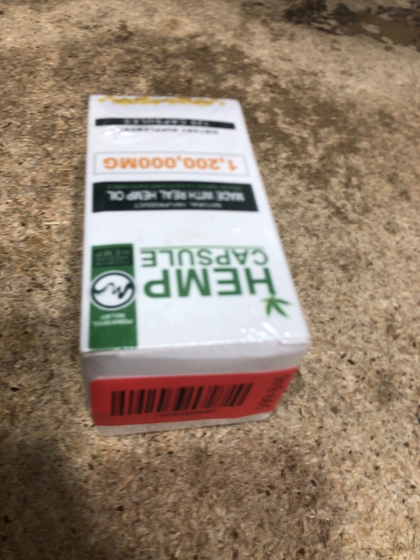 Photo 1 of *** SEE PHOTOS FOR EXP DATE***

Hemp Oil Capsules with Omega 3-6-9 Fatty acids, Vitamin C, Vitamin E, Trace Minerals, Amino Acids