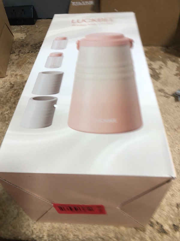View 2 of **GREEN** LUCKBEEPortable Breastmilk Cooler - 16oz Breast Milk Cooler Bottle with LCD Temp Display Cooling up to 24 Hours, Breastmilk Chiller with 2pcs Milk Storage Bottles, Breastfeeding Essentials for Baby