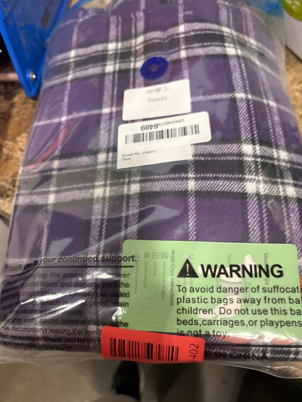 Photo 1 of ***PURPLE ONLY***
Kuoser Waterproof Dog Coat, Reversible Dog Jacket for Large Dogs, Adjustable Durable Doggie Winter Coat for Groowing Puppies Warm Puppy Cold Weather Apparel, Purple L