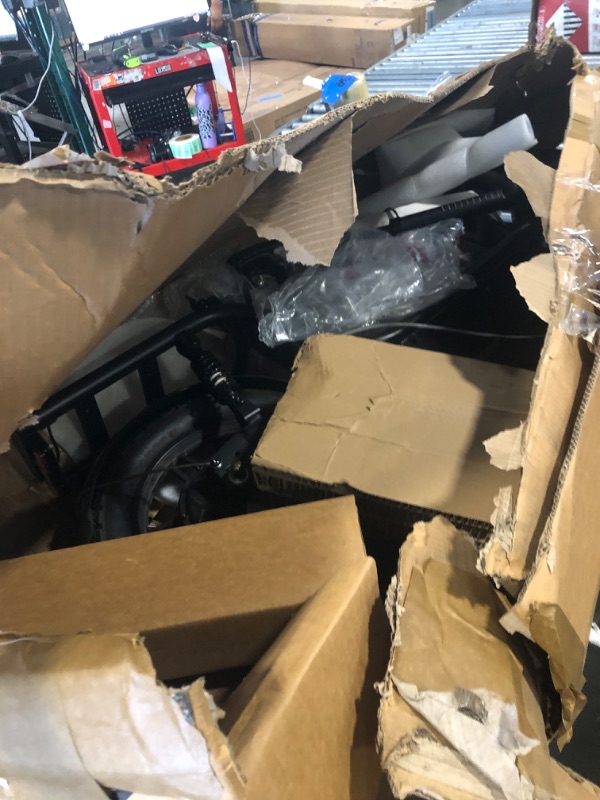 Photo 1 of (4/18/2026 ***FINAL SALE/NO RETURN, SOLD AS PARTS***)
Gotrax FLEX ULTRA Electric Scooter with Seat for Adult, 25 Miles Range &20Mph Power by 500W Motor, 14" Pneumatic Tire and Comfortable & Height Adujustable, Wider Deck & Carry Basket for Commuting