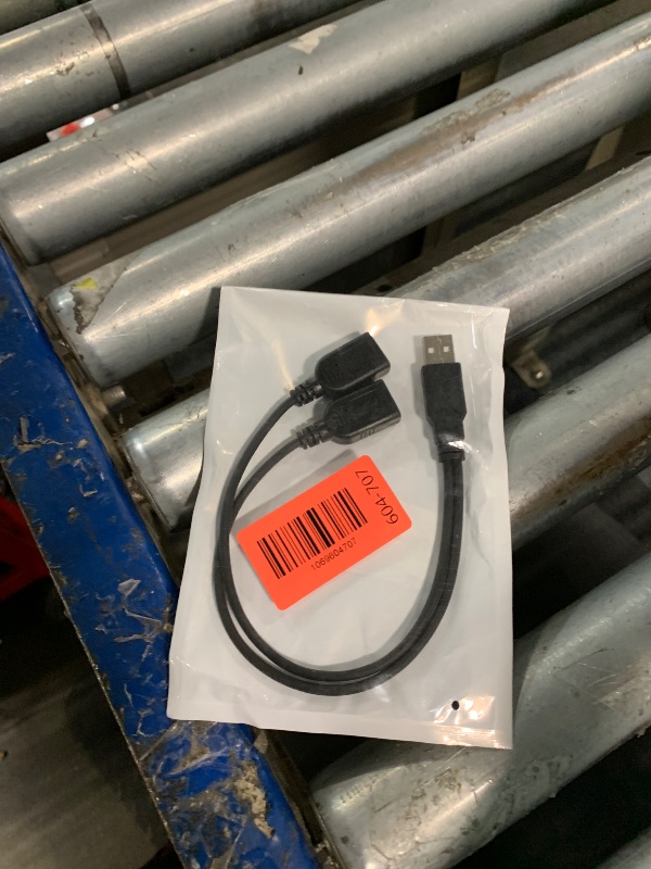 Photo 1 of ?2026 Upgraded? USB 2.0 A Male to 2 Dual USB Female Jack Y Splitter Hub Power Cord Extension Adapter Cable (Not Supporting CarPlay and Android Auto)