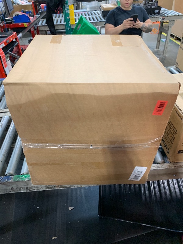 Photo 1 of **FOR PARTS**
Dwanton Litter Box Enclosure with 2 Storage Shelves and 2 Drawers, 2-in-1 Hidden Cat Litter Box Enclosure Furniture with Shelf, Reversible Entrance, Washable Drawers, 50-Inch, Rustic Brown