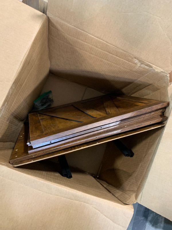 Photo 1 of **FOR PARTS**
Dwanton Litter Box Enclosure with 2 Storage Shelves and 2 Drawers, 2-in-1 Hidden Cat Litter Box Enclosure Furniture with Shelf, Reversible Entrance, Washable Drawers, 50-Inch, Rustic Brown