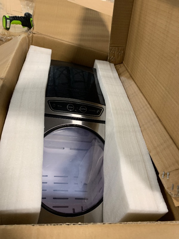 Photo 1 of ***DIRTY*** WIE Nugget Ice Maker Countertop, 44 lbs in 24 Hours, Pellet Ice Maker Machine with Self-Cleaning, 0.75 Gallon Tank & Scoop Included, Crushed Pebble Ice Makers for Home/Office/Bar/Party, Silver