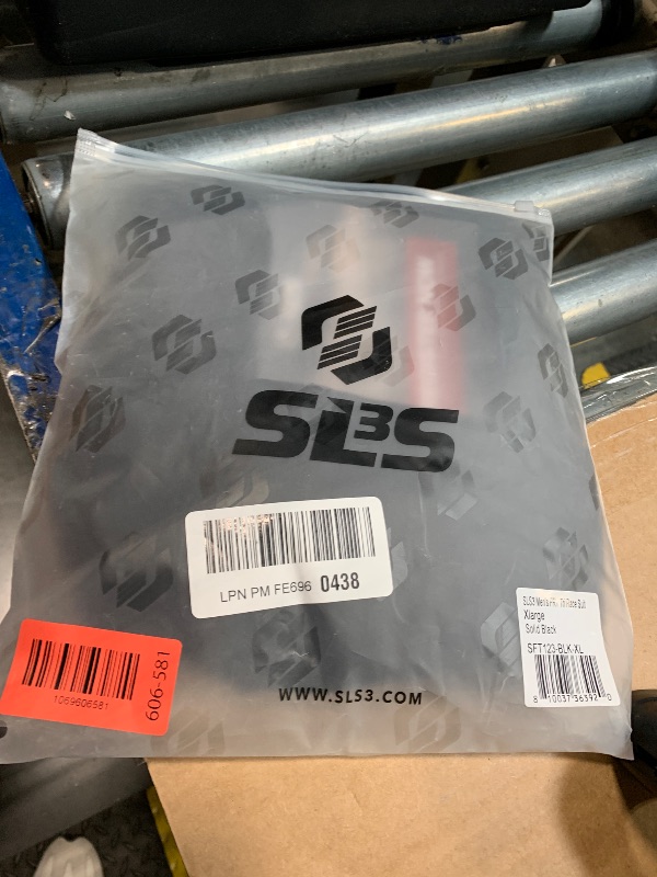 Photo 1 of ****Zipper doesn't work*** SLS3 Triathlon Suits Mens - Comfortable & Fast, Sleeveless Tri Suits for Men, Lightweight, Technical FRT Fabrics Mens Trisuit - Intelligent Race Apparel, Designed by Athletes (Solid Black, X-Large)