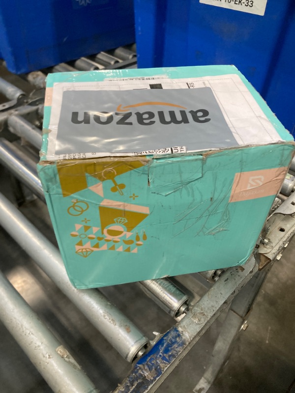 Photo 1 of ***MINOR DAMAGE, SELLING FOR PARTS, FINAL SALE***Dajasan Jewelry Boxes for Women Girls, Jewelry Organizer Box, 4 Layers Large Jewelry Storage Organizer for Earring, Ring, Necklace, Bracelets (Black)***MINOR DAMAGE, SELLING FOR PARTS, FINAL SALE***