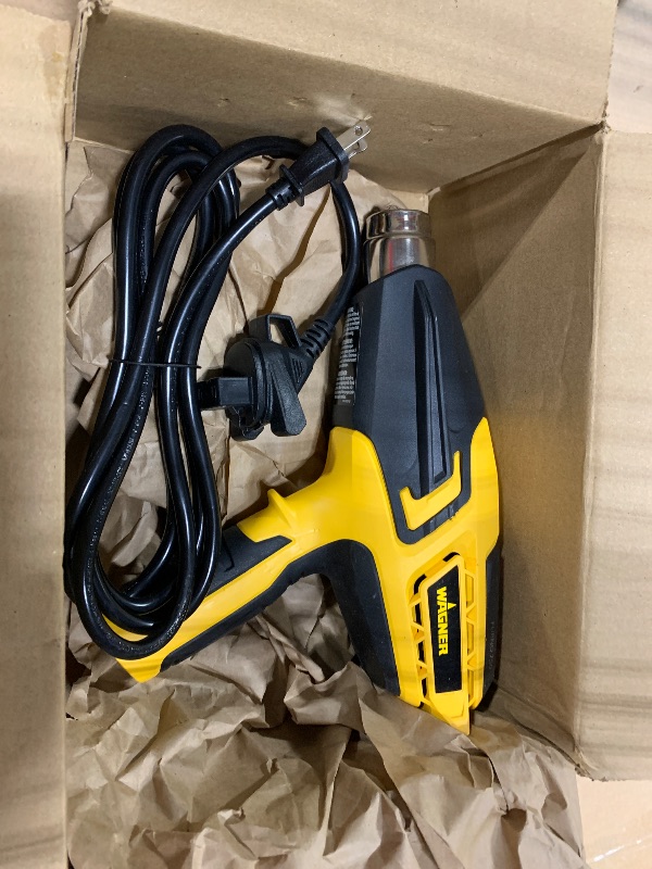 Photo 1 of *** MISSING ACCESSORIES ***  Wagner Spraytech 0503070 FURNO 700 Digital Heat Gun, 2 Nozzles & Temperature Setting Ranging 125áµ’F to 1300áµ’F, Electric Heat Gun for Paint Removal, Bending PVC, Crafts and More