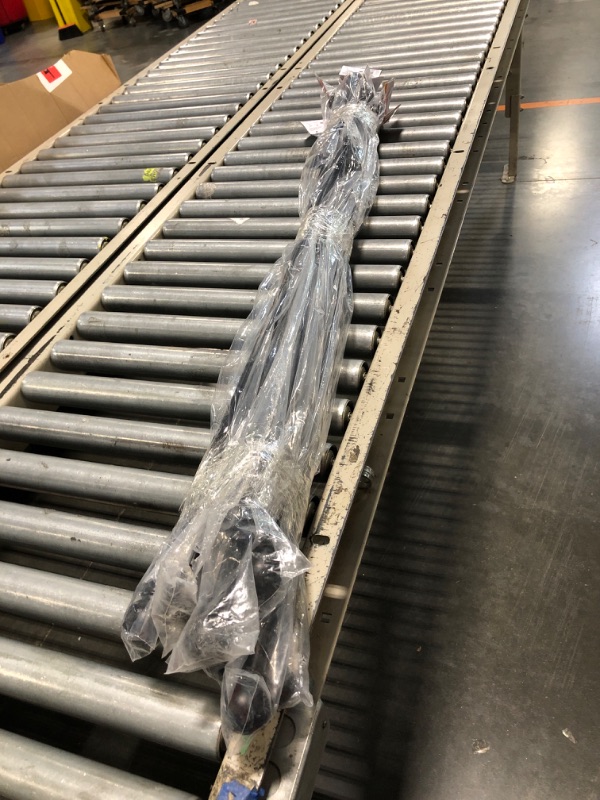 Photo 1 of (PACK 10) Kenney Chelsea Ball End Window Curtain Rod - Adjustable for Windows 48 to 86 Inches, Extendable Set, Black (PACK 10)