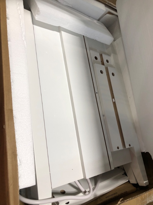 Photo 1 of *** BROKEN PIECES*** *** PARTS ONLY ****Huuger Paint Night Stand with Charger Station and USB-C Port, 3 Drawer Nightstands Set of 2, Larger Wider Bedside Table, Modern End Table, for Bedroom, White Nightstand