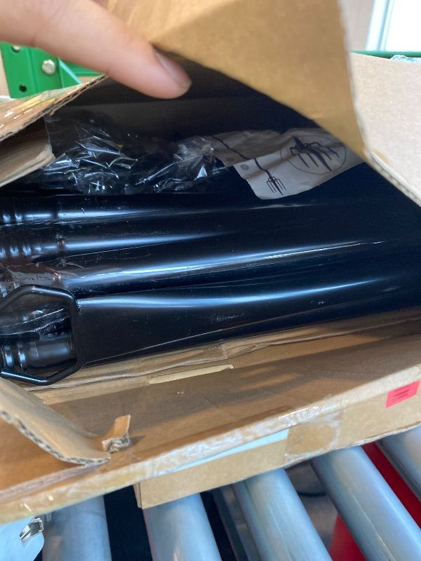 Photo 1 of ***MISSING PARTS, ONLY 2 COMPLETE POLES IN BOX, SELLING FOR PARTS AS IS, FINAL SALE***10Ft String Light Poles 4 Pack,Light Poles for Outside Lights,Outdoor with Fence Brackets Hanging Lights,Metal Stand Deck Patio Backyard***MISSING PARTS, ONLY 2 COMPLETE