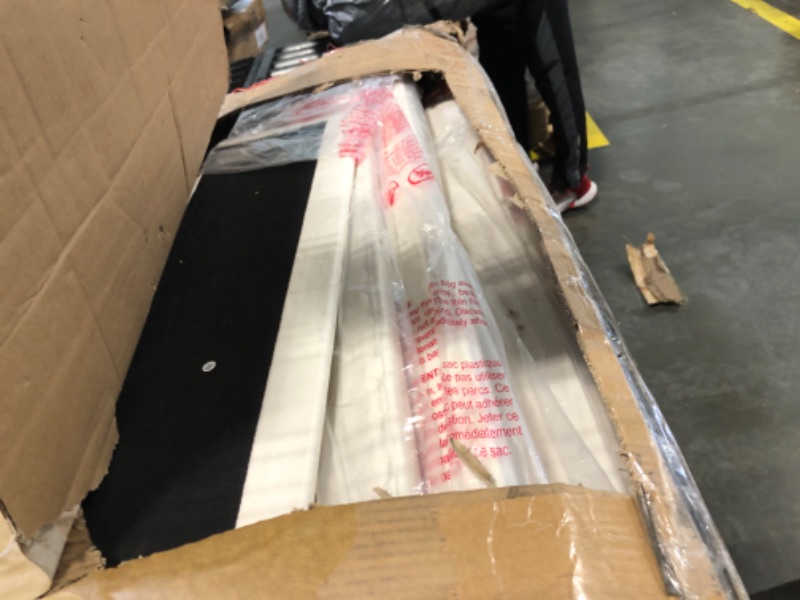 Photo 1 of *PARTIAL SET*
Twin Size Bed Frame with LED Storage Headboard & 2 Storage Drawers, Velvet Upholstered Bed with Vertical Tufted Headboard Design, USB & Type-C Charging Ports, Wooden Slats Support, Noise-Free, Beige