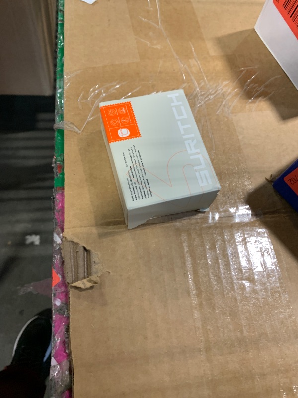 Photo 1 of ***Key chain missing*** SURITCH Case for Raycon Everyday Earbuds (2024 Edition), Shockproof Magnetic Case for Raycon Bluetooth True Wireless in-Ear Buds Headphones, Protective Cover with Magnetic Lid Lock & Carabiner, Purple