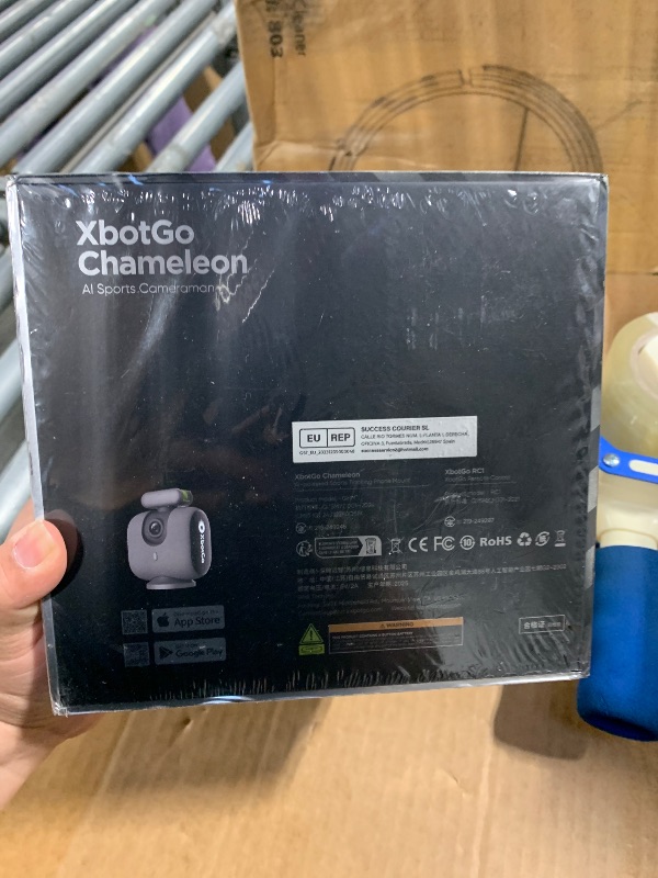 Photo 1 of ** FACTORY SEALED***XbotGo Chameleon AI Auto Sports Action Camera - 4K 60FPS Soccer Camera and Basketball Tracking Camera for Team Sports, Live Streaming, No Subscription, Works with iOS & Android (Lemon Green)