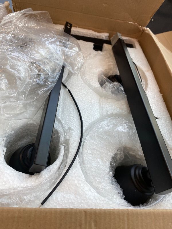 Photo 1 of **UNTESTED**
VOLISUN Matte Black Bathroom Light Fixtures, 4-Light Bathroom Vanity Lights Over Mirror, Modern Vanity Light for Bathrooms, Bathrooms Lights Fixtures Over Mirror with Milky White Frosted Glass Shades