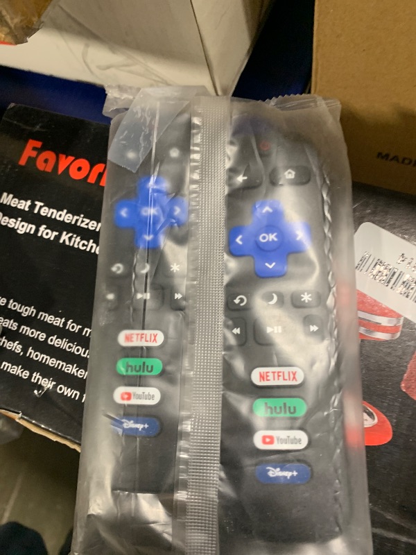 Photo 1 of (Pack of 2) Replacement Remote Control Only for Roku TV, Compatible for TCL Roku/Hisense Roku/Onn Roku/Sharp Roku/Element Roku/Westinghouse Roku/Philips Roku Smart TVs (Not for Roku Stick and Box)