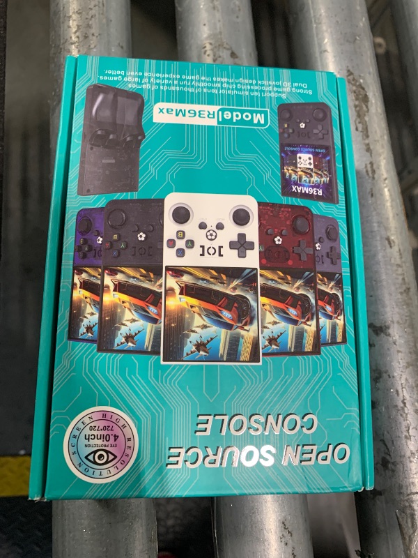 Photo 1 of **parts only** R36MAX Retro Handheld Game Console – 18,000+ Classic Games, 4.0" IPS Display, Linux System, 64GB Storage – Your Retro Gaming Console and The to Relive Timeless Classics.(Black)