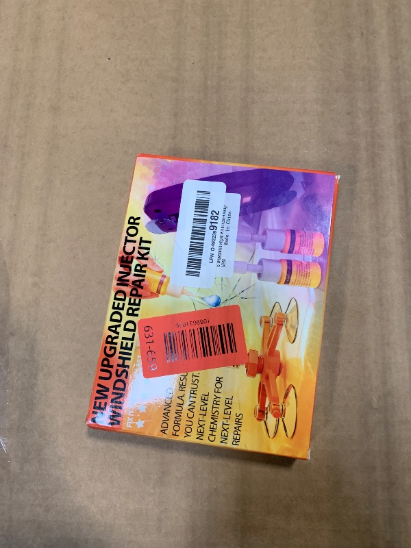 Photo 1 of ** USED**Windshield Repair Kit, Windshield Crack Repair Kit with Suction Cup Curing Light, 2 Pcs Car Glass Repair Kit Quick Fix for Chips & Cracks, Windshield Chip Repair Kit, Automotive Nano Fluid?Orange?