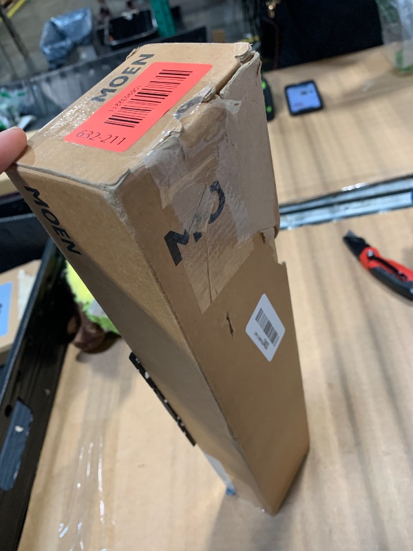 Photo 1 of ***Missing Hardware****Moen Align Brushed Gold 18-Inch Modern Single -Towel Bar, YB0418BG