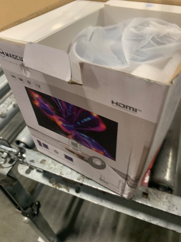 Photo 1 of ?Electric Focus?Magcubic Mini Projector 4K Support, Portable Projector with WiFi 6 and Bluetooth 5.4, Smart Proyector, 5W Soundbase Speaker, 180°Rotation for Home Theater