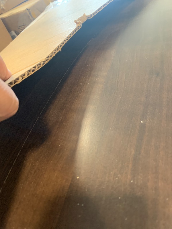 Photo 1 of **SCRATCH ON IT**FINAL SALE*****Prepac Sonoma Traditional Tall Nightstand Side Table with 3 Drawers, Functional Tall 3-Drawer Bedside Table 16" D x 23" W x 29" H, Espresso, EDC-2403