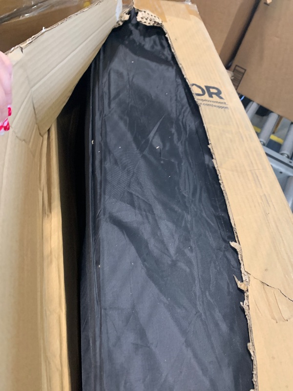 Photo 1 of ***RIP IN BAG**FINAL SALE***VEVOR Bedside Lounge Pet Bed, Foldable Bunk Dog Bed with 600D Oxford Cloth and Dutch Velvet, Portable Raised Cot with Wheels, Side Storage Bags, and Carry Bag for Cats & Dogs, XL, Beige